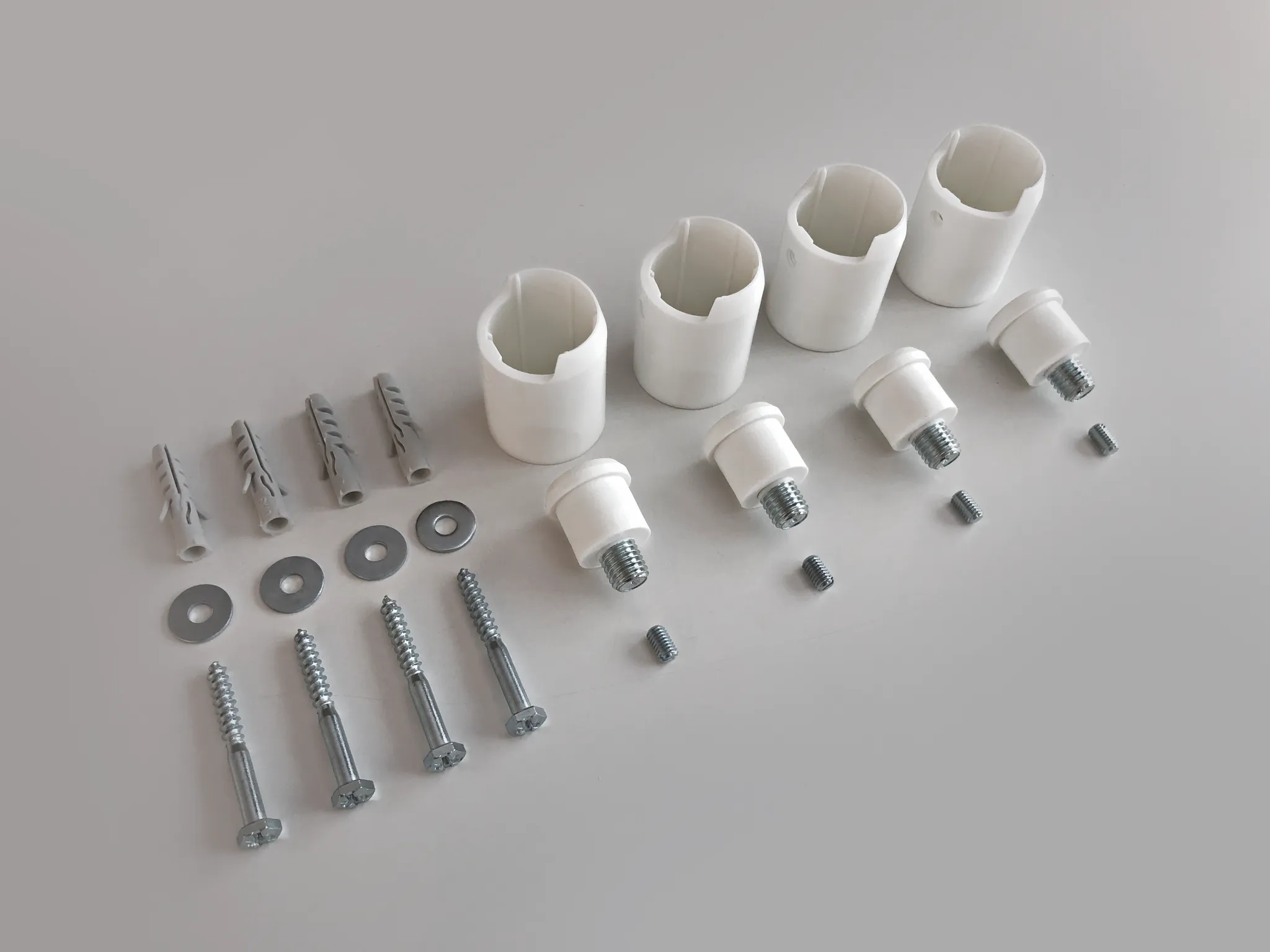 Zehnder Montageset für „Forma Airsystem“ in weiß