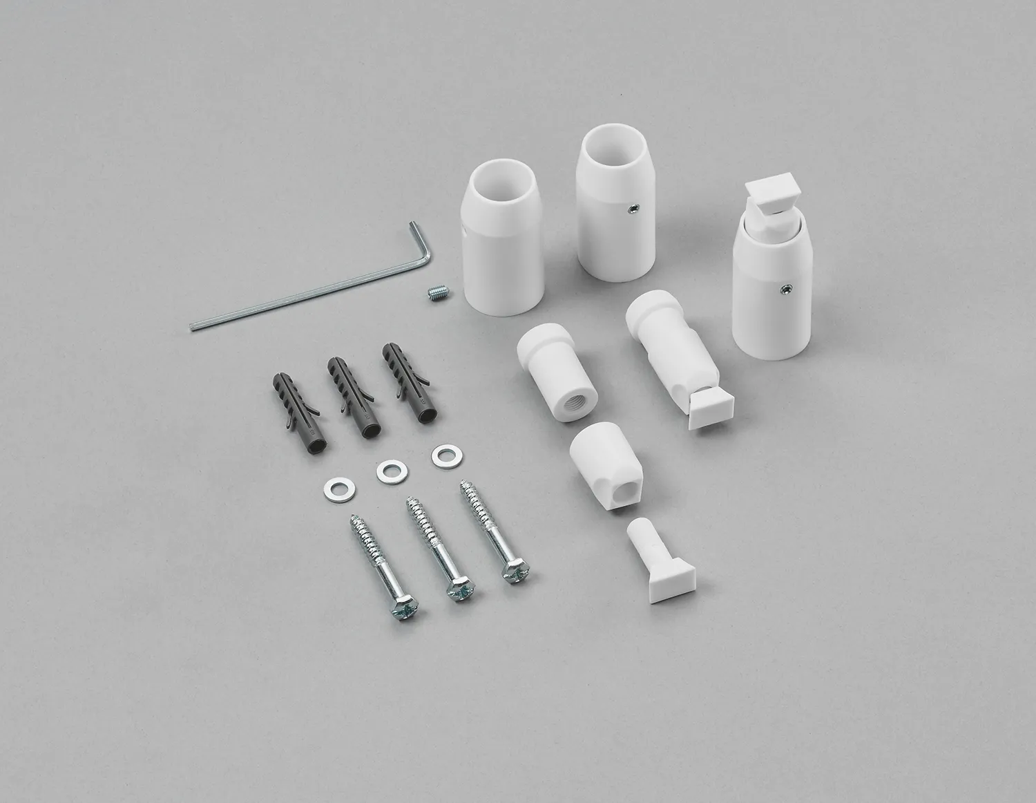 Zehnder Montageset für Elektroheizkörper „Zeno“ in weiß